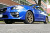 Rally Armor 15-21 Subaru WRX/STI Black UR Mud Flap w/Light Blue Logo