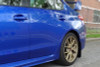 Rally Armor 15-21 Subaru WRX/STI Black UR Mud Flap w/Light Blue Logo