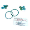 New Subaru Axleback Exhaust Ring Gasket and Hardware Kit for Dual Exit Exhaust and Factory Midpipe