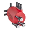 Red IAG V3 Air Oil Separator Bottom Ports  - 2008-2021 Subaru STI, 2008-2014 WRX, 2009-2013 FXT, 2005-2009 Legacy GT / Outback XT