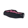IAG black aluminum alternator cover with pink hex accent plate