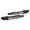 IAG black aluminum fender shrouds with white hex accent plate for 2022-2026 Subaru WRX (VB)