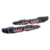 IAG black aluminum fender shrouds with red hex accent plate for 2022-2026 Subaru WRX (VB)