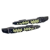 IAG black aluminum fender shrouds with neon yellow hex accent plate for 2022-2026 Subaru WRX (VB)
