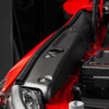 COBB Redline Matte Carbon Fiber Fender Shrouds installed on 2022-2026 Subaru WRX VB Passenger Side