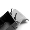 COBB 746150-RMC matte carbon 2x2 twill weave intake scoop with billet clamps