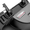 COBB 746150-RMC matte carbon 2x2 twill weave intake scoop with billet clamps and Redline badge