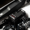 COBB Redline Gloss Carbon Fiber Fuse Cover 846665-Pass installed in 2022-2026 Subaru WRX engine bay