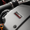 COBB Redline Matte Carbon Fiber Engine Cover installed on 2022-2026 Subaru WRX FA24
