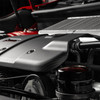 COBB Redline Matte Carbon Fiber Engine Cover installed on 2022-2026 Subaru WRX FA24