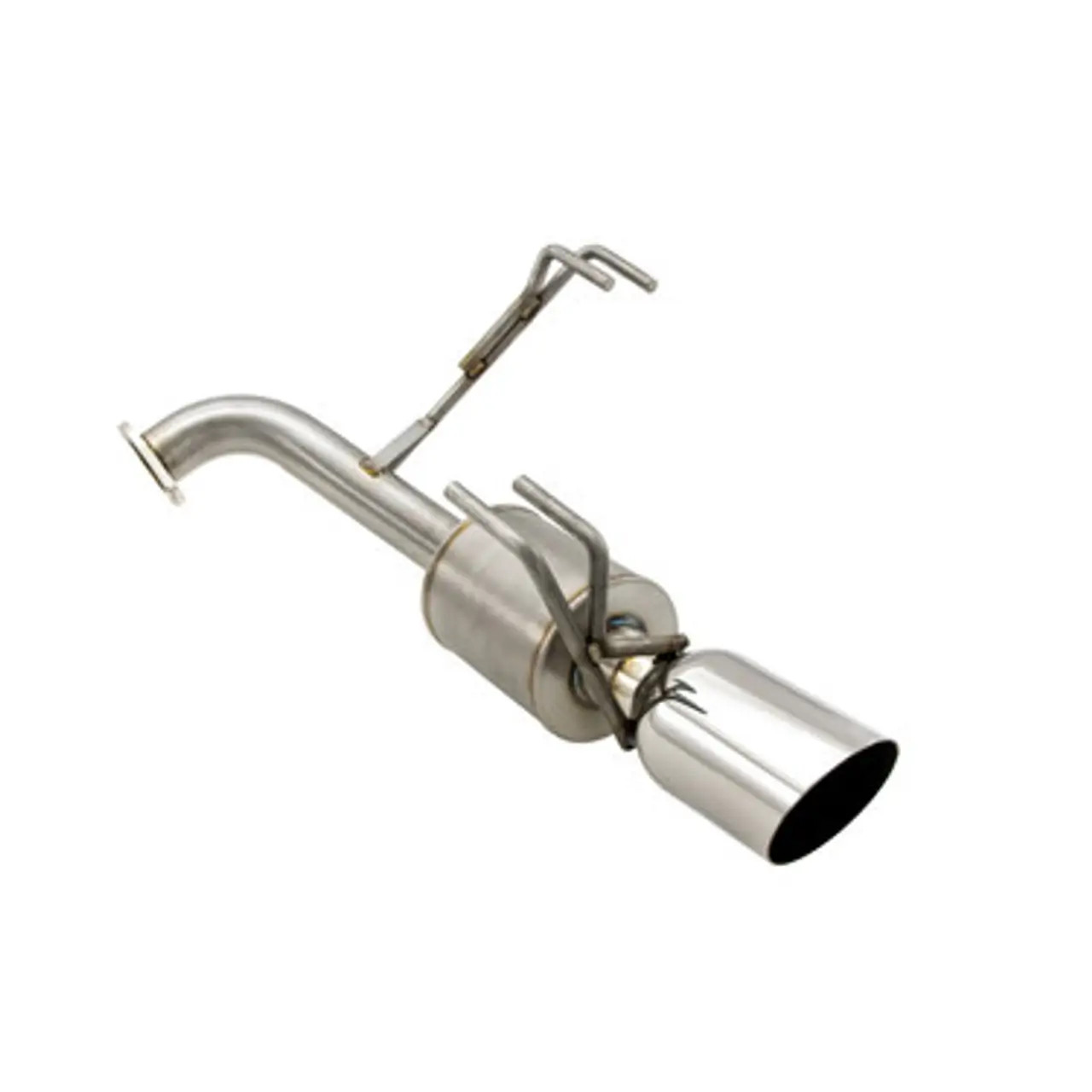 リミフゥFeather Nylon 2 Way Muffler B ROCK BASHER 2-1/2 IN 409 Stainless Steel Cat-Back Exhaust
