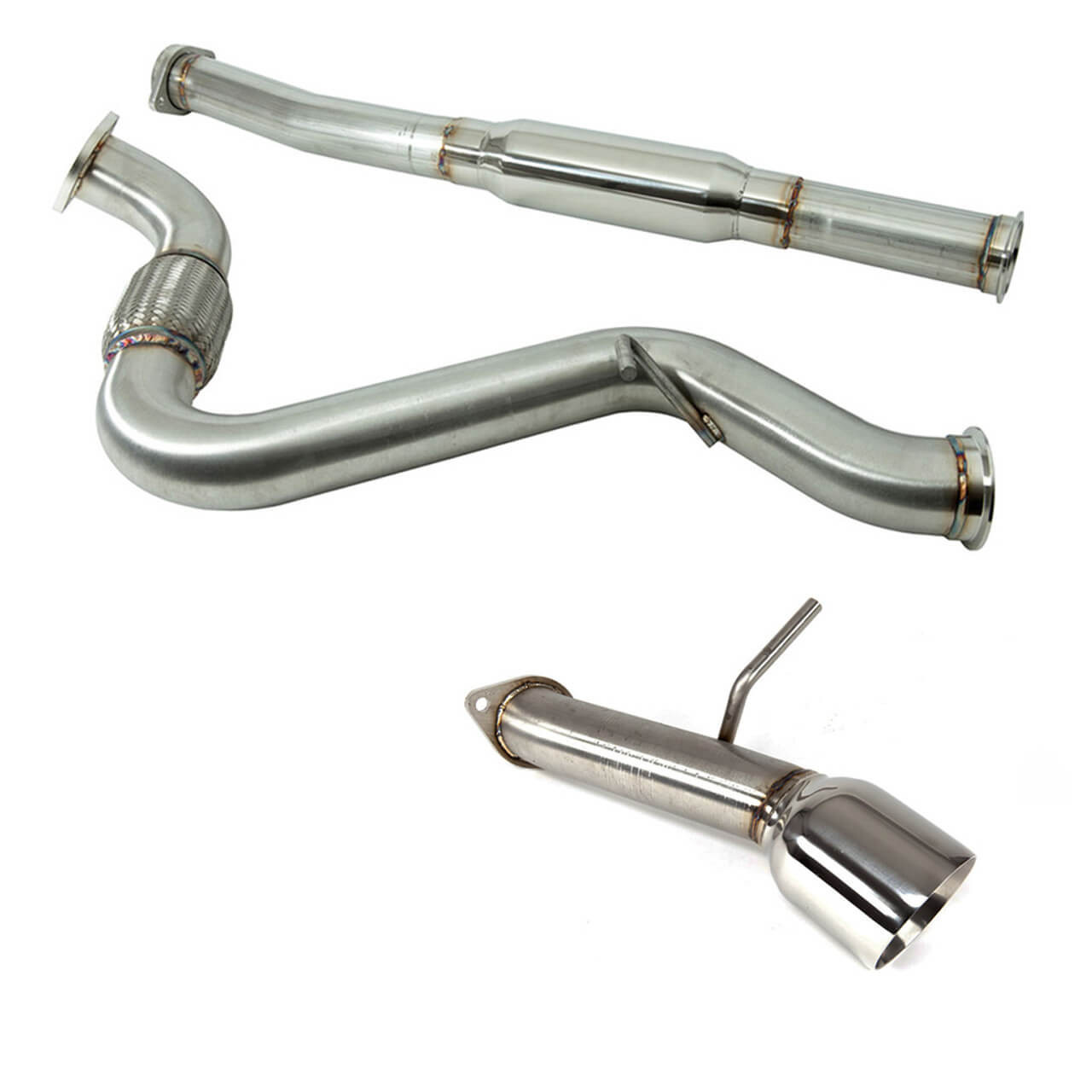 Catback Exhaust - 17-21 BRZ / GT86 - Muffler Delete - Single Exit