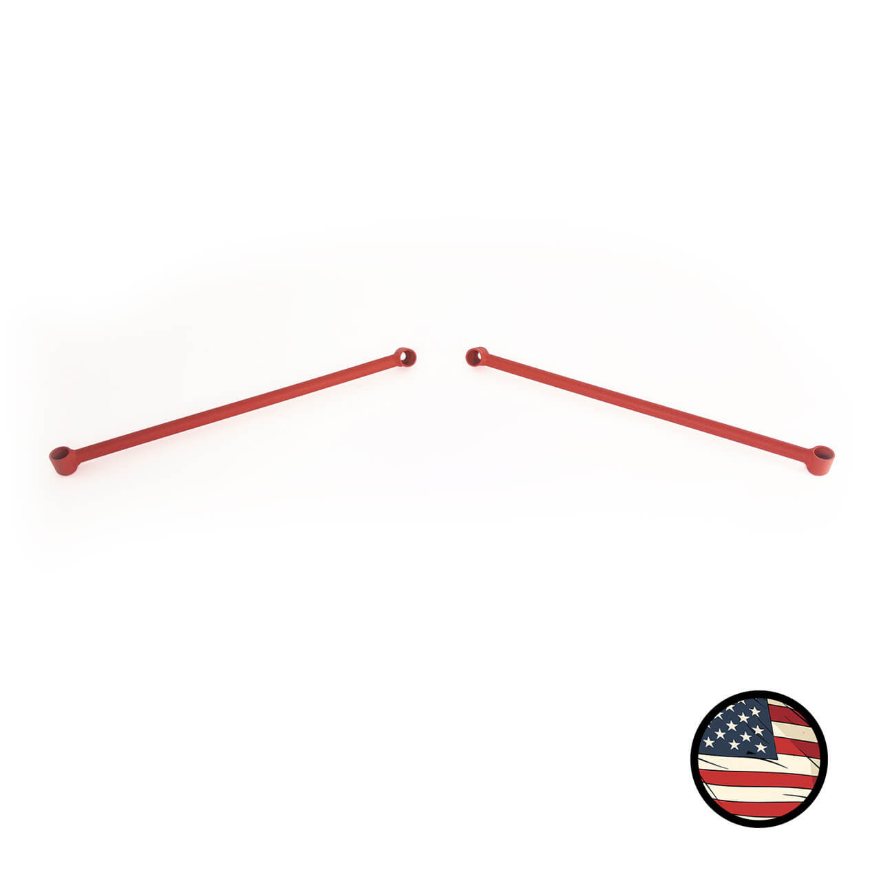 Firewall V-Braces - 2017-21 BRZ / GT86 - Red | Nameless Performance