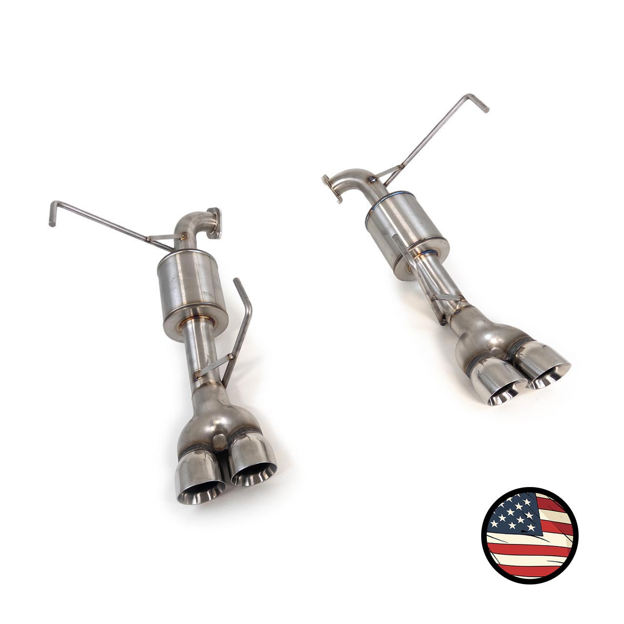 Quad Exit Axleback Exhaust - 2020-2025 Outback XT - 5