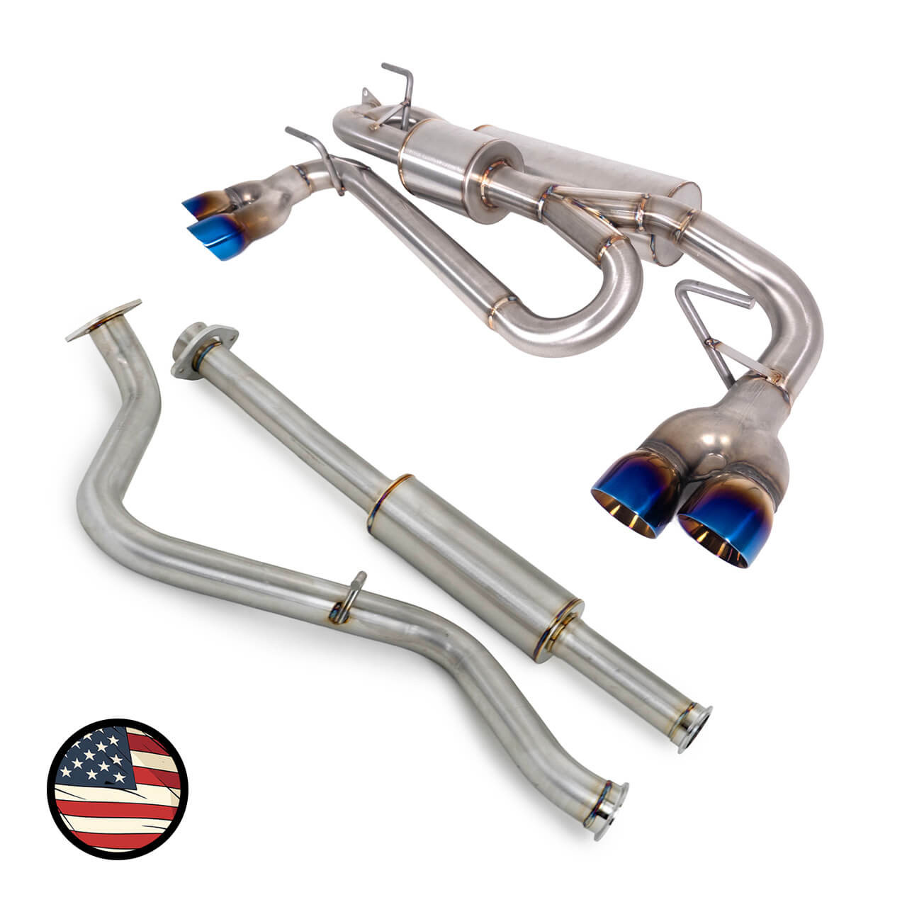 Catback Exhaust – 2024+ Impreza RS Neochrome Quad Exit | Nameless