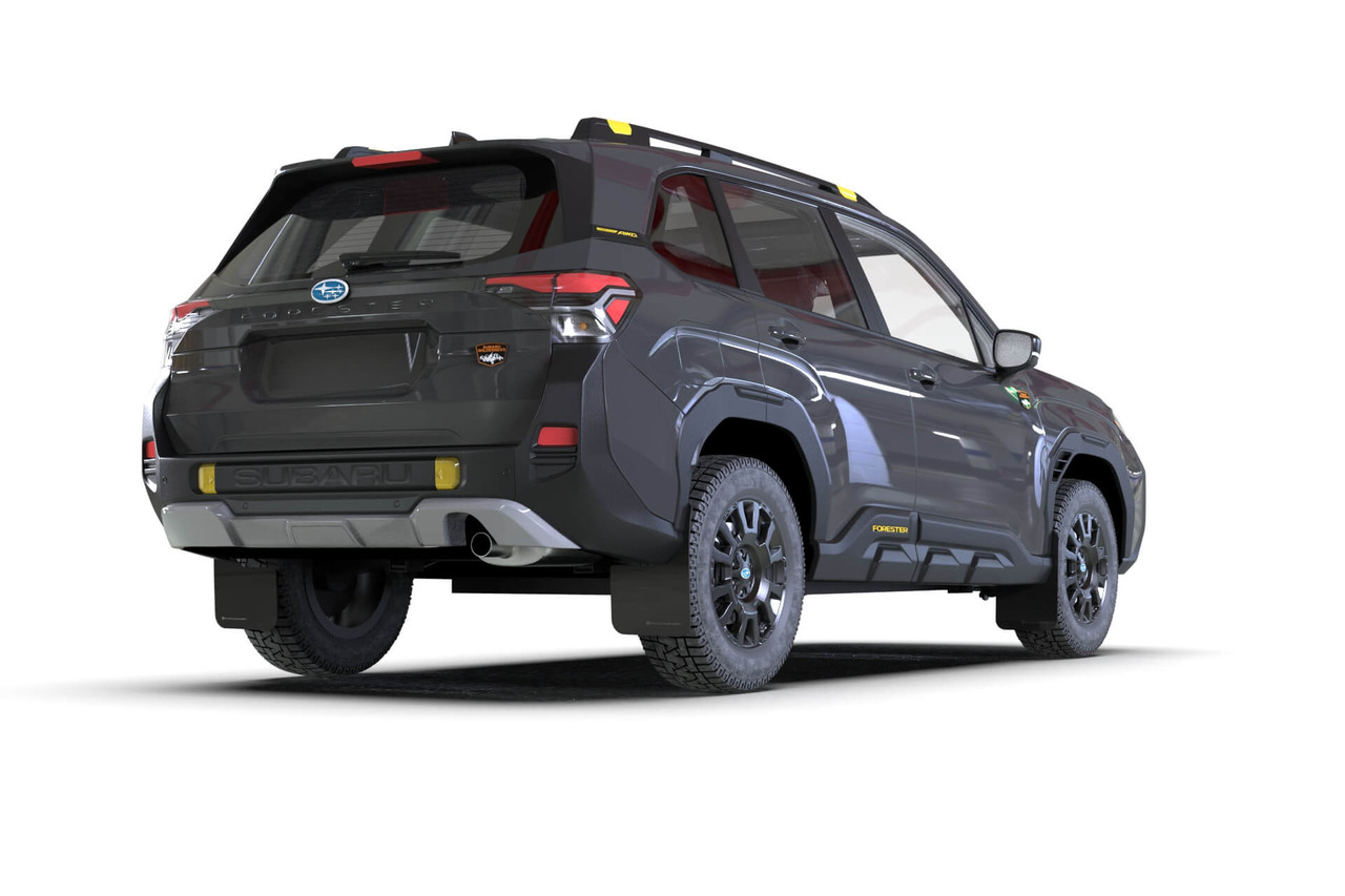 Rally Armor UR Mud Flaps - 2026 Subaru Forester | Dark Grey Logo