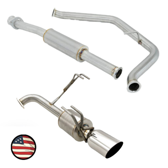 No Drone Catback Exhaust - 2019-2024 Forester - Dual Chamber - 5