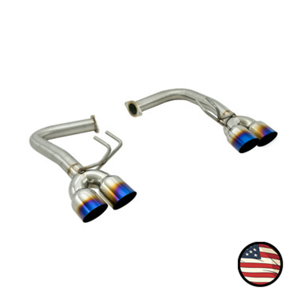 Invidia Q300 R400 N1 Muffler Delete Neochrome Tips