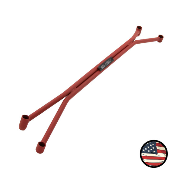 Front Strut Tower Brace - 2012-2016 Impreza Sedan - Red | Nameless