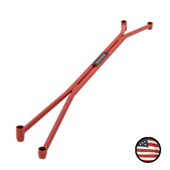 Front Strut Tower Brace - 2010-2014 Legacy GT - Wrinkle Red