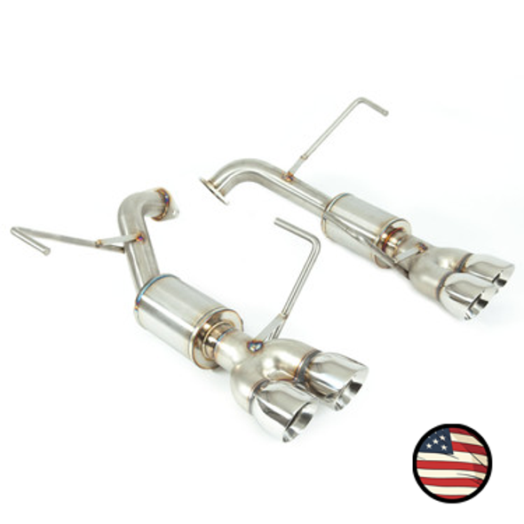 Axleback Exhaust - 2022+ Subaru WRX - 4" Muffler - 3" Double Wall Tips