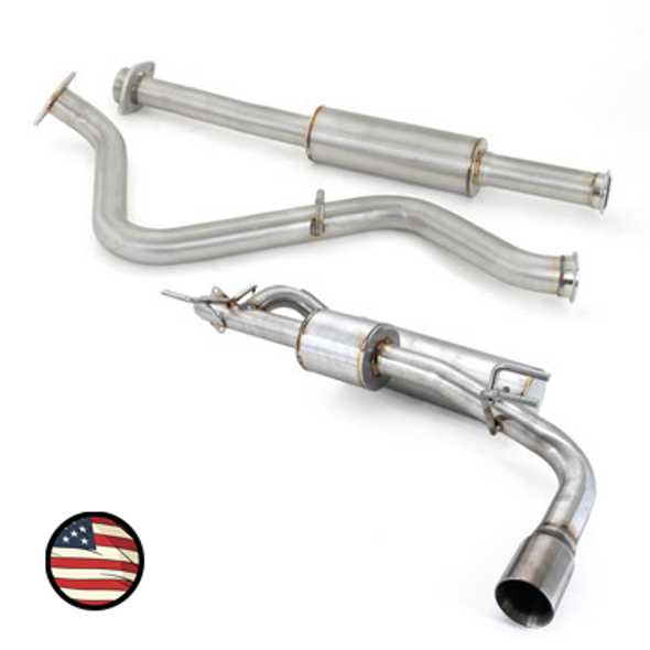 2017-2023 Subaru Impreza No Drone Catback Exhaust with 3" Double Wall Tip