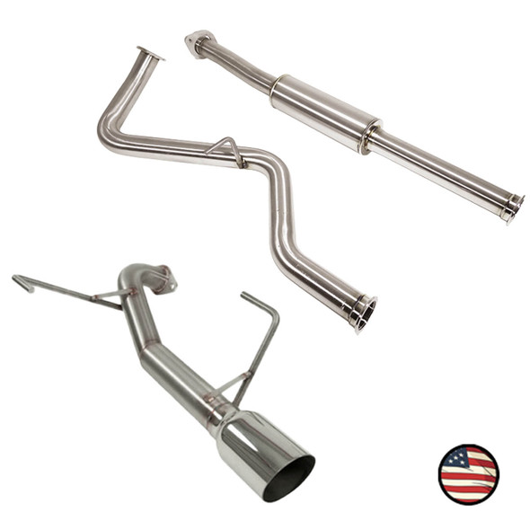 2015-2017 Subaru Legacy 2.5i Catback Exhaust with Muffler Delete