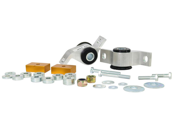  Whiteline Front Lower Inner Rear Bushings Offset Caster & Anti Lift Kit - MOTORSPORT ONLY for GD Subaru Impreza incl WRX/STi