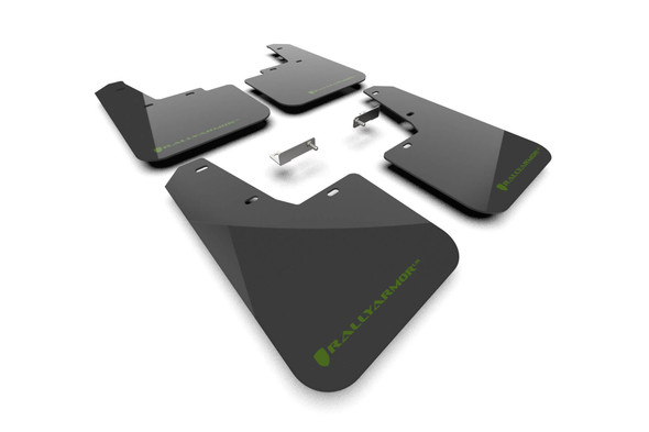Rally Armor UR Mud Flaps Black With Dark Green Logo For 2026 Subaru Outback