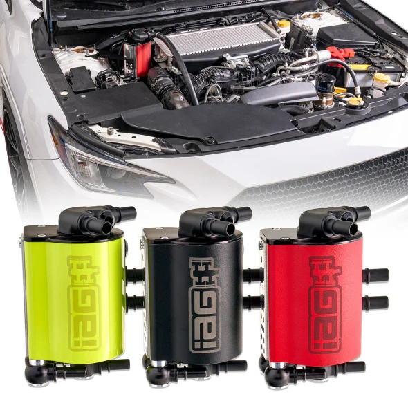 IAG V3 Air Oil Separator Kit with hoses and bracket for 2022-2024 Subaru WRX VB FA24