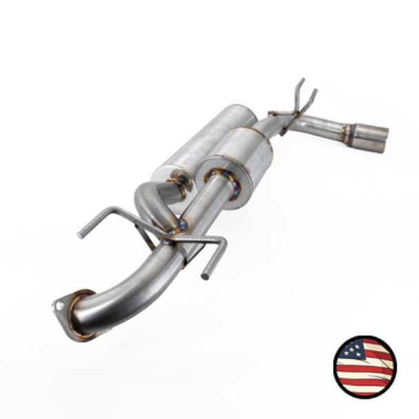 Axleback Exhaust - 2017+ Impreza Wagon - Single Exit - Dual Chamber with 5" Muffler - 3" Double Wall Tip