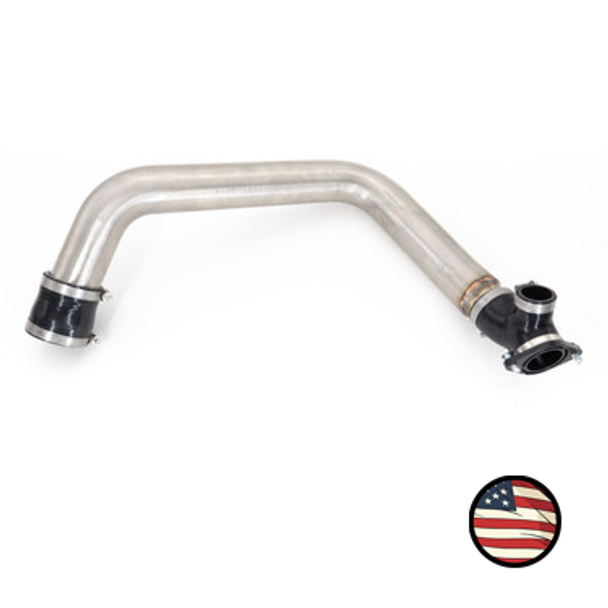 FA20DIT Charge Pipe - 2015-2021 WRX / 2014-2018 Forester XT - Raw Stainless Steel - No Bypass Valve