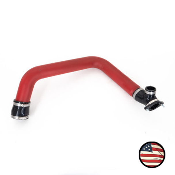 FA20DIT Charge Pipe - 2015-2021 WRX / 2014-2018 Forester XT - Wrinkle Red Powdercoat - No Bypass Valve