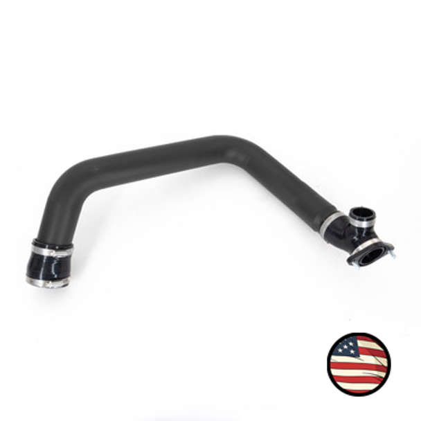 FA20DIT Charge Pipe - 2015-2021 WRX / 2014-2018 Forester XT - Wrinkle Black Powdercoat - With Bypass Valve