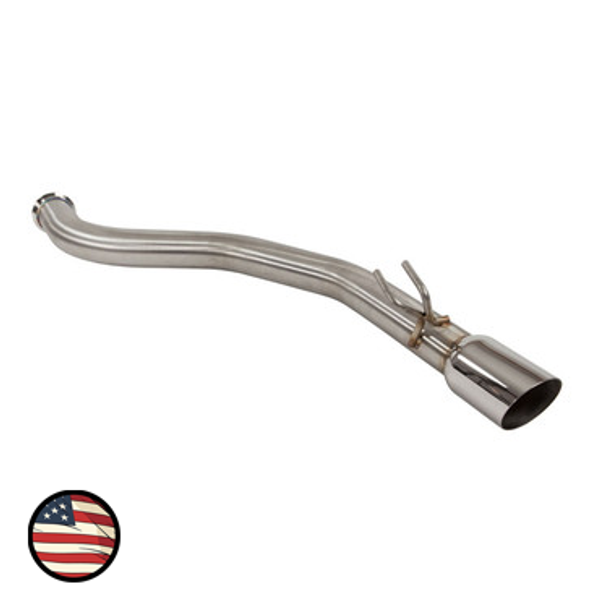 Axleback Exhaust - 2015-2021 WRX/2015-2018 STi - Track Pipe Muffler Delete - 4" Single Wall Tip