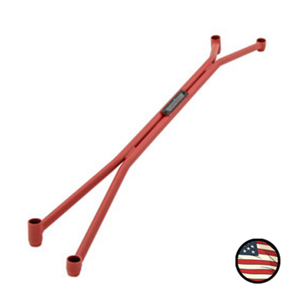 Front Strut Tower Brace - 2010-2014 Legacy Non-Turbo - Wrinkle Red