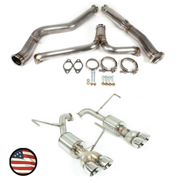 Catback Exhaust - 2022+ Subaru WRX - 5" Muffler - 3.5" Double Wall Tips