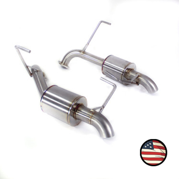 Axleback Exhaust - 2005-2009 Outback XT/3.0R - 5" Muffler - Turndown Tips
