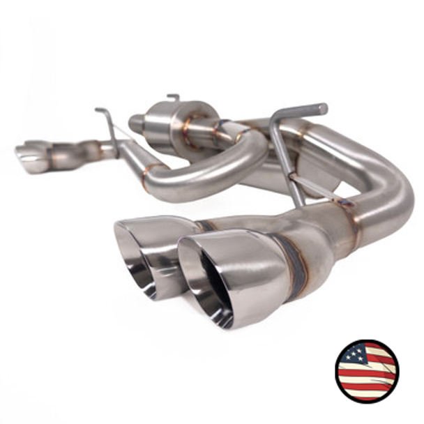 2024+ Subaru Impreza RS 2.5L No Drone Axleback Exhaust - Quad Exit