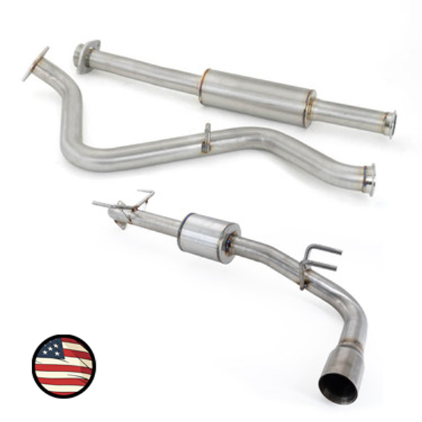 Catback Exhaust - 2017-23 Impreza Wagon - 5" Muffler - Single Exit - 3" Double Wall Tip