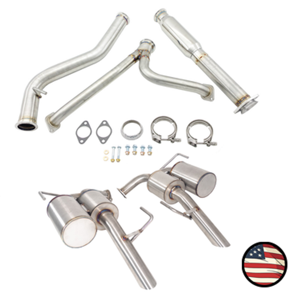 2020+ Subaru Outback XT No Drone Catback Exhaust with 5" Muffler