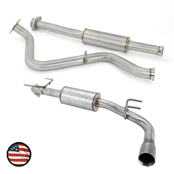 2017-23 Subaru Impreza Wagon Catback Exhaust | Executive 5" Muffler | Single Exit | 3" Double Wall Tip
