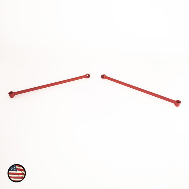 Firewall Braces - 2022+ BRZ/GR86 - Wrinkle Red