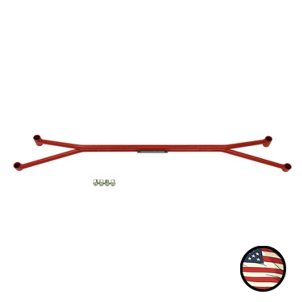Rear Strut Tower Brace - 2010-2014 Outback - Wrinkle Red