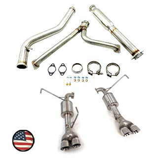 2020-2025 Subaru Outback XT Catback Exhaust | Quad Exit | 5" Mufflers