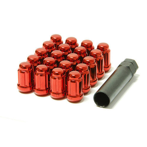 Wheel Mate Muteki Closed End Lug Nuts - Red 12x1.25 - Nameless