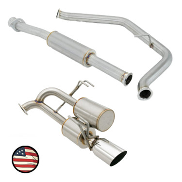 No Drone Catback Exhaust - 2019-2024 Forester - Dual Chamber - 5