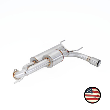 No Drone Axleback Exhaust - 2013-2017 Crosstrek XV - Dual Chamber - 5