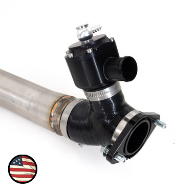 FA20DIT Charge Pipe - 2015-2021 WRX / 2014-2018 Forester XT - Raw Stainless Steel - With Bypass Valve