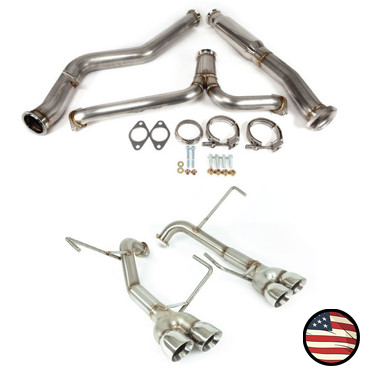 Catback Exhaust - 2019-2021 Subaru STi - Muffler Delete - 3